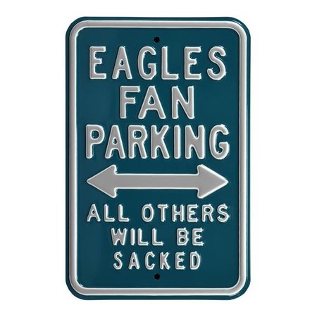 AUTHENTIC STREET SIGNS Authentic Street Signs 35103 Eagles & Sacked Parking Sign 35103